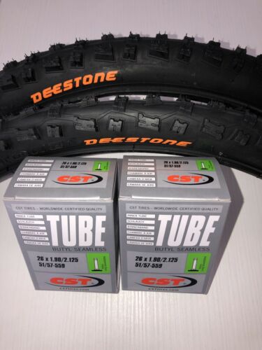 2 COPERTONI DEMI SLICK 26 X 1.95 Camere Daria 50 559 Per MTB Trekking - Foto 1