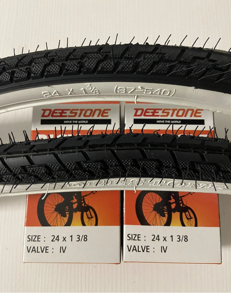 Copertoni deestone Bianconeri 24 X 3/8 (37+ Camere 24