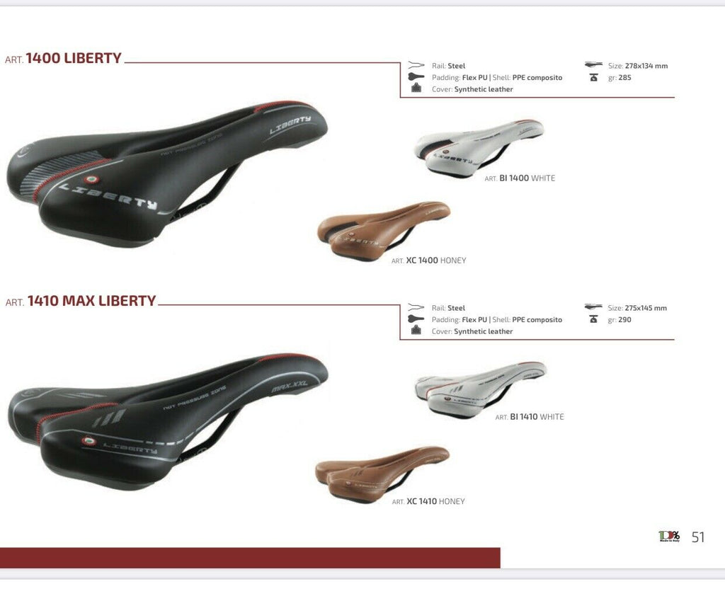 Selle Sella Per Selle Montegrappa Liberty XXL Made In Italy
