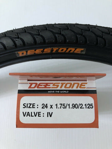 COPERTONE 24 X 1.75 SliCK Deeston +CAMERA 24 X 1.75/1.90/2.125 DEESTONE BICI MTB