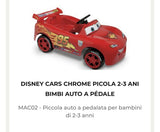 Auto A Pedali Bimbo Disney Cars 3-5 Anni